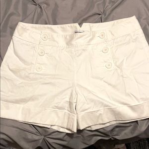 White sailor shorts